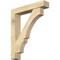 Ekena Millwork Balboa Block Rough Sawn Bracket w/ Offset Brace, Douglas Fir, 6"W x 30"D x 36"H BKT0604X30X36BOA05RDF - alternate 1